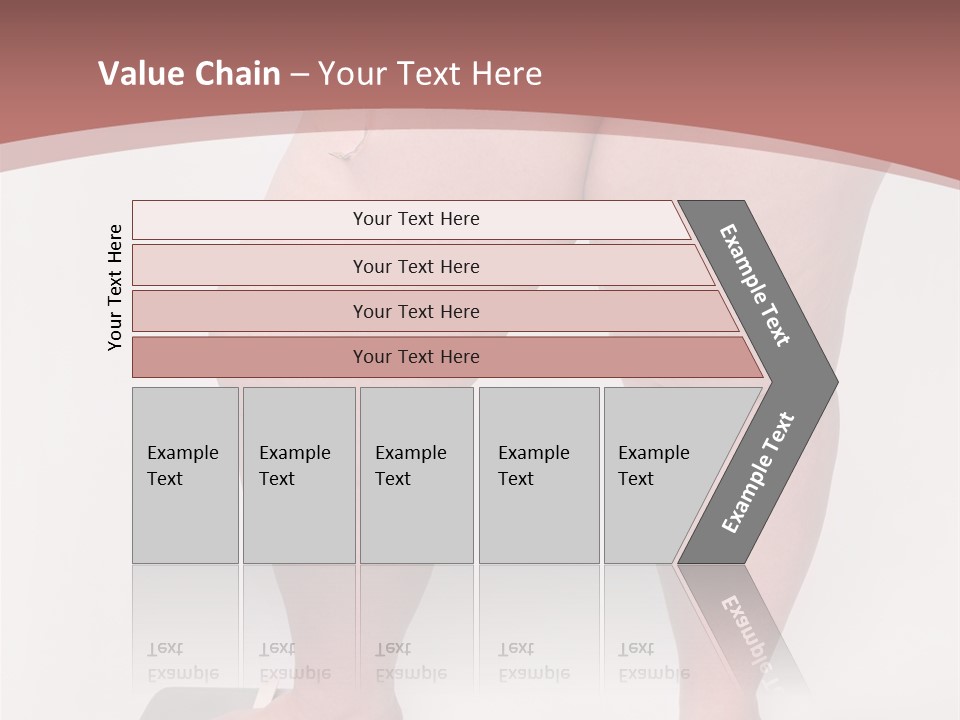 A Fat Woman Standing On Top Of A Scale PowerPoint Template