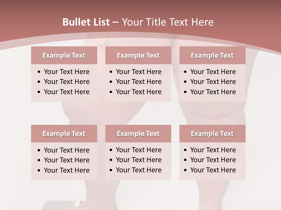 A Fat Woman Standing On Top Of A Scale PowerPoint Template