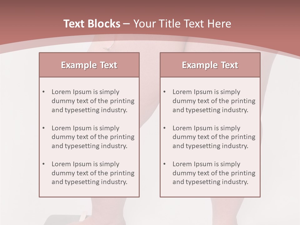A Fat Woman Standing On Top Of A Scale PowerPoint Template