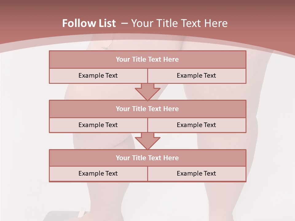 A Fat Woman Standing On Top Of A Scale PowerPoint Template