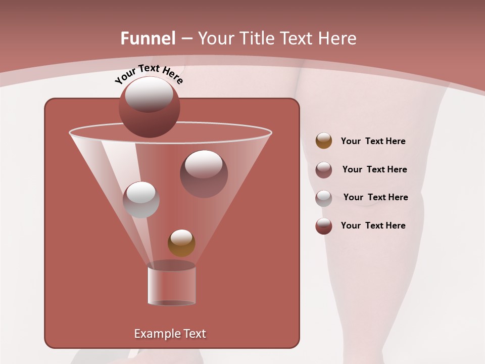 A Fat Woman Standing On Top Of A Scale PowerPoint Template