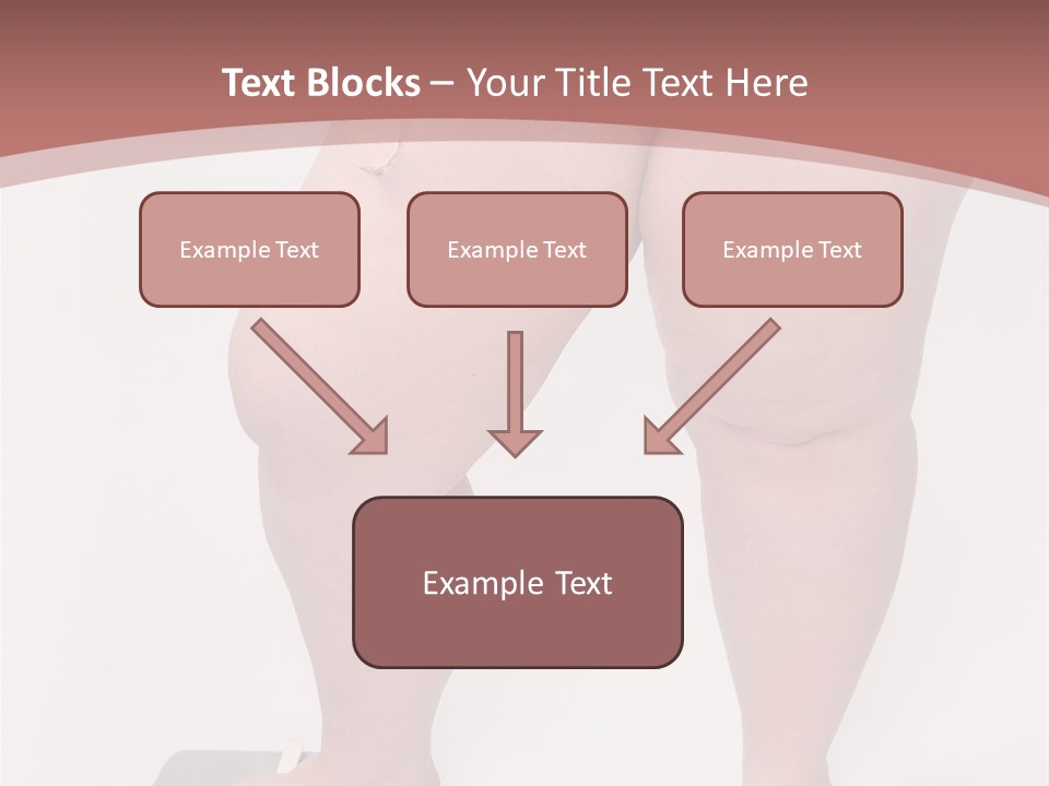 A Fat Woman Standing On Top Of A Scale PowerPoint Template