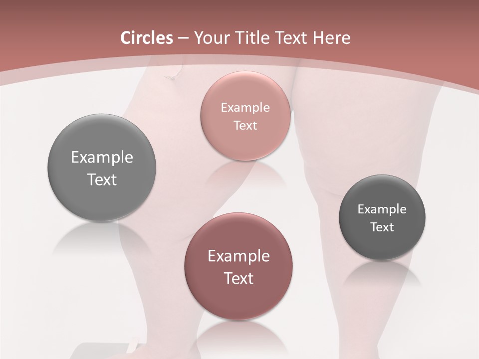 A Fat Woman Standing On Top Of A Scale PowerPoint Template