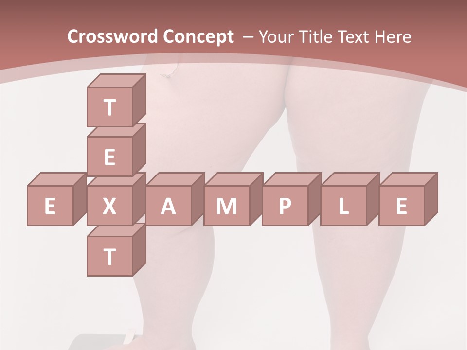 A Fat Woman Standing On Top Of A Scale PowerPoint Template