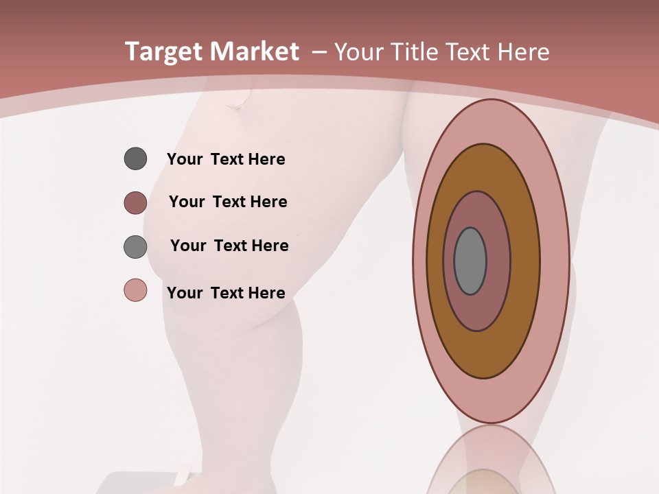 A Fat Woman Standing On Top Of A Scale PowerPoint Template