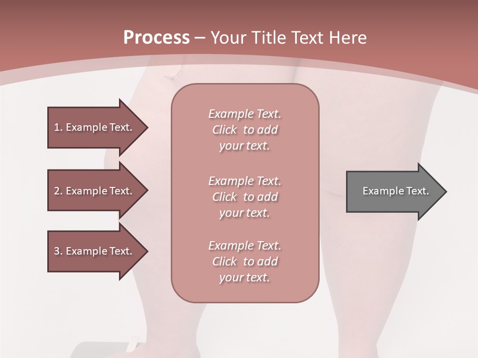 A Fat Woman Standing On Top Of A Scale PowerPoint Template