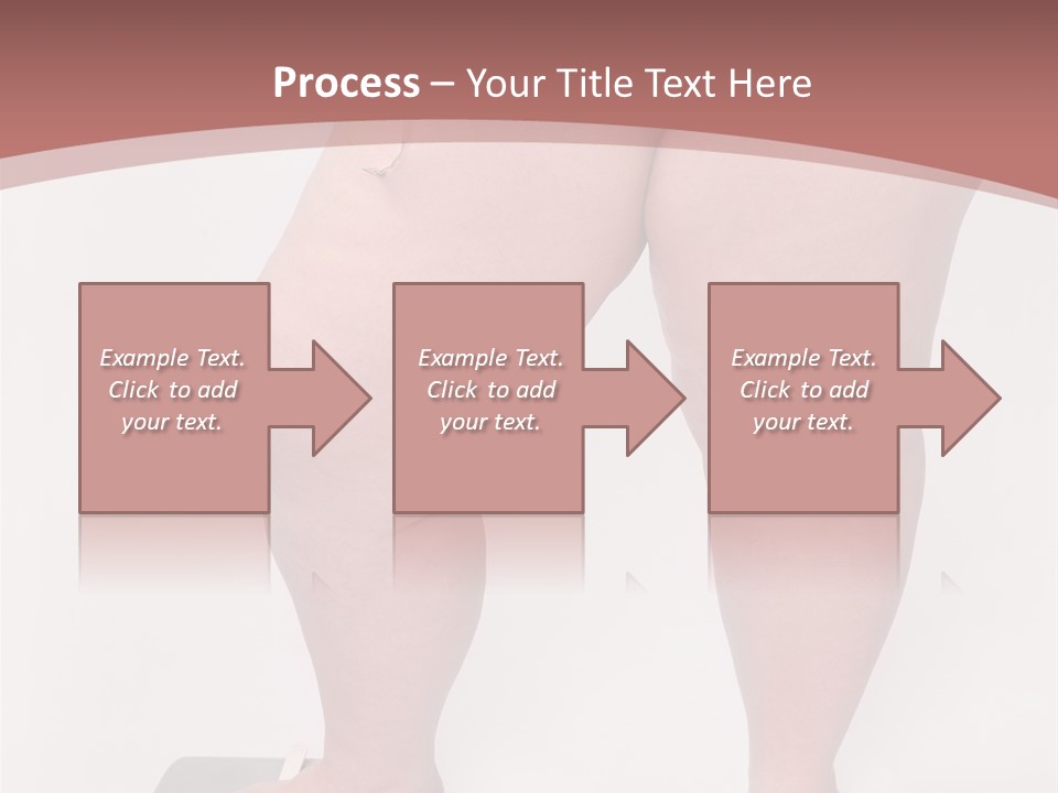 A Fat Woman Standing On Top Of A Scale PowerPoint Template
