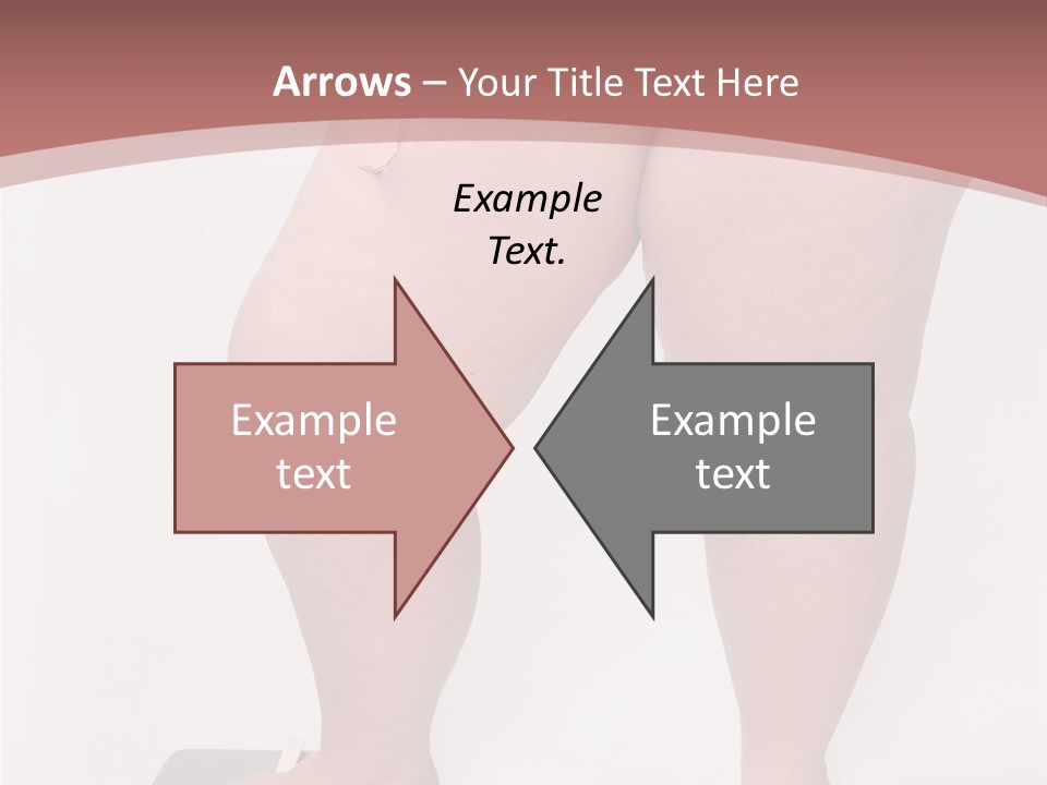 A Fat Woman Standing On Top Of A Scale PowerPoint Template