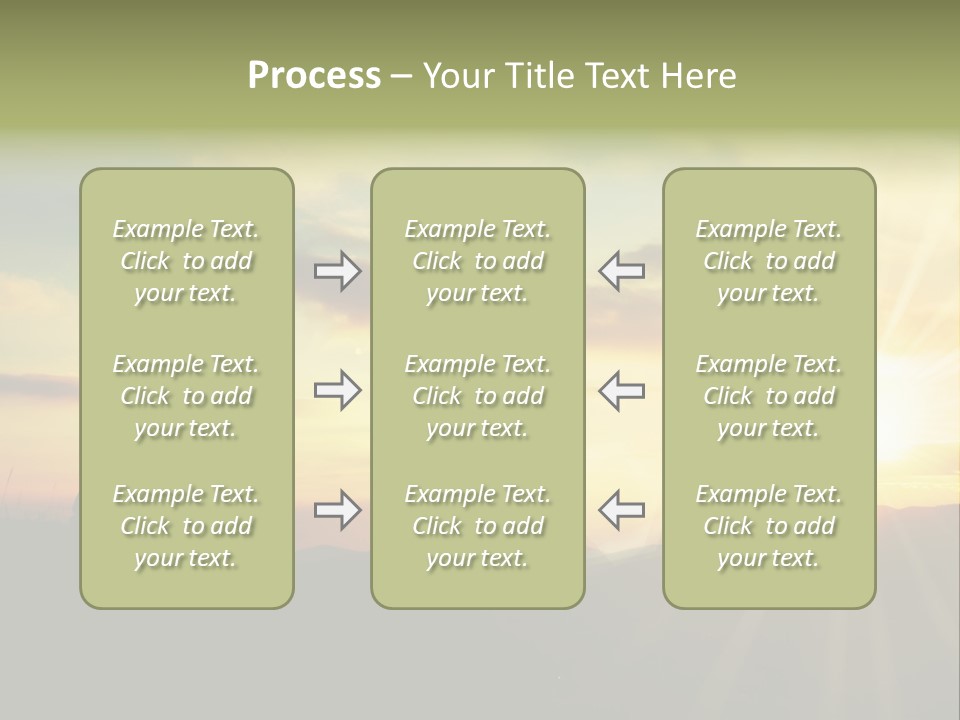 A Man Standing On Top Of A Hill Under A Cloudy Sky PowerPoint Template