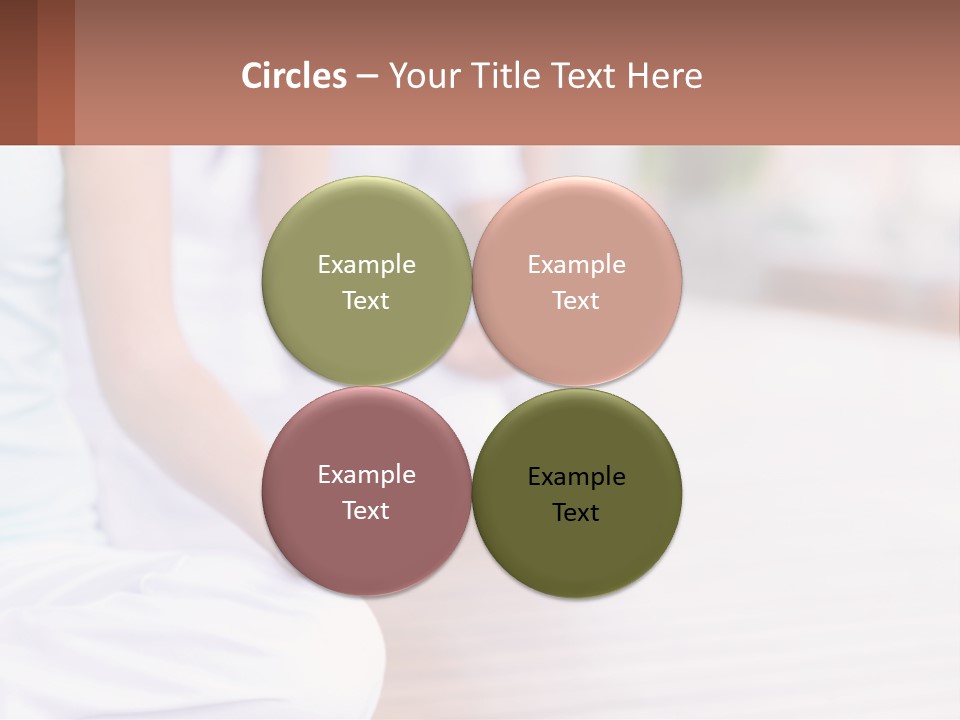 A Group Of People Sitting In A Yoga Position PowerPoint Template