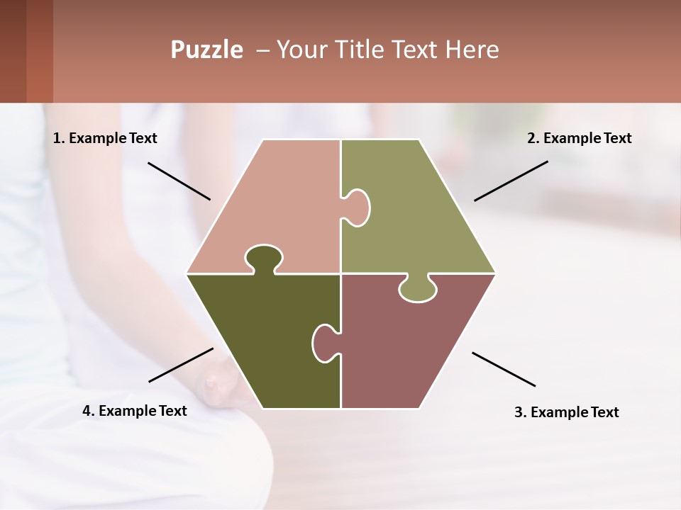 A Group Of People Sitting In A Yoga Position PowerPoint Template