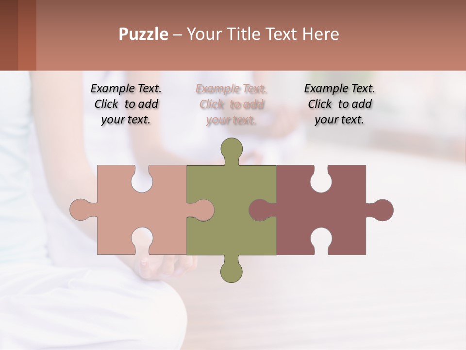 A Group Of People Sitting In A Yoga Position PowerPoint Template