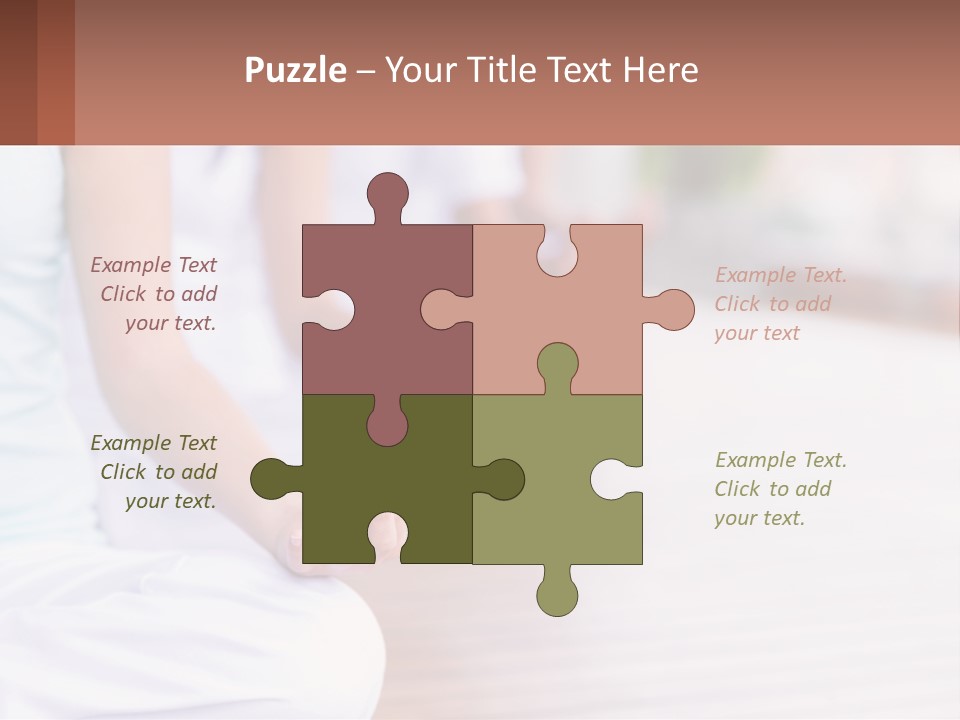 A Group Of People Sitting In A Yoga Position PowerPoint Template