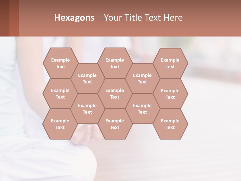 A Group Of People Sitting In A Yoga Position PowerPoint Template