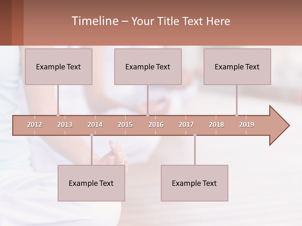 A Group Of People Sitting In A Yoga Position PowerPoint Template