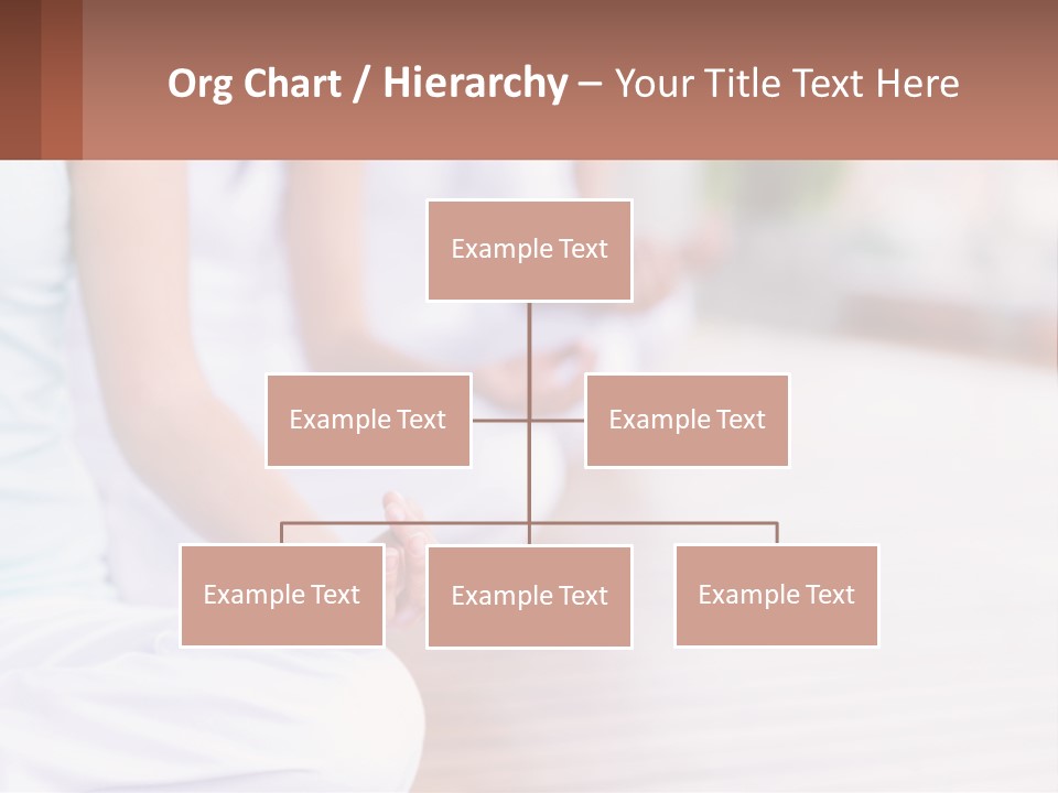 A Group Of People Sitting In A Yoga Position PowerPoint Template