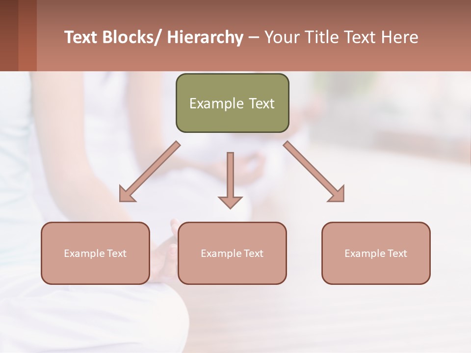 A Group Of People Sitting In A Yoga Position PowerPoint Template