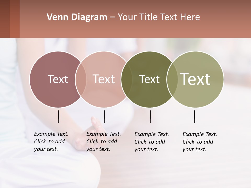 A Group Of People Sitting In A Yoga Position PowerPoint Template