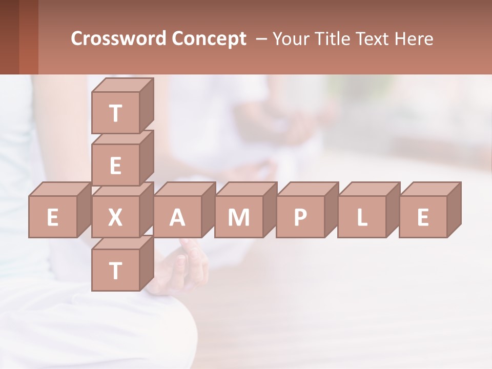 A Group Of People Sitting In A Yoga Position PowerPoint Template