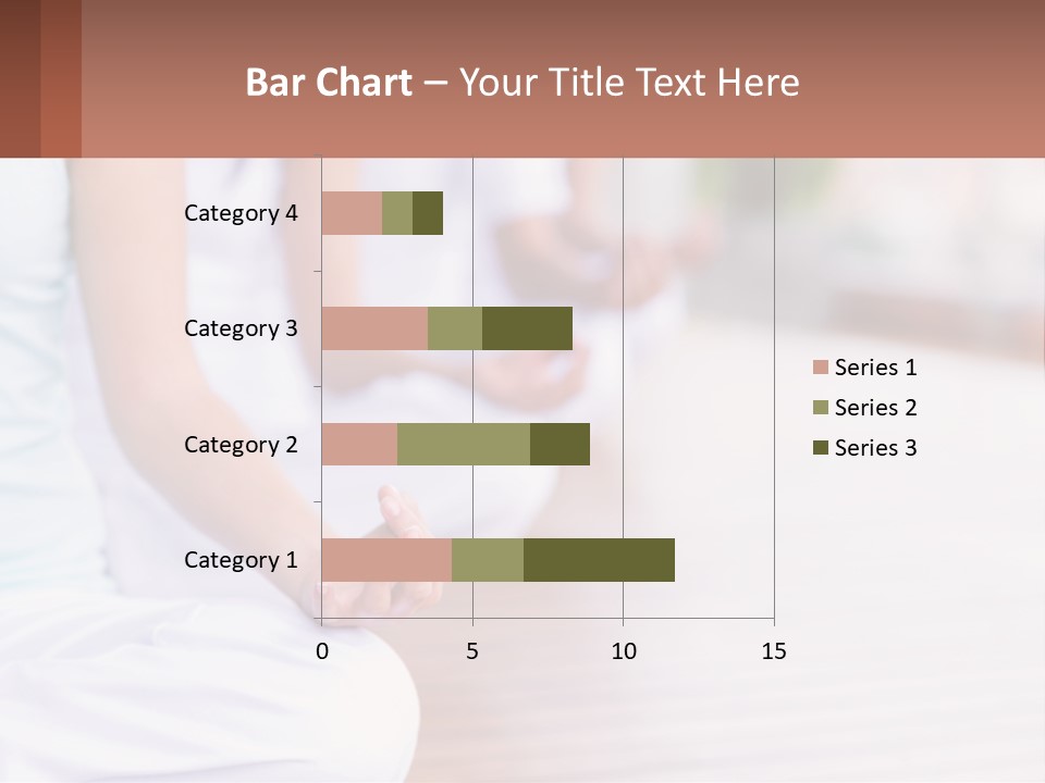 A Group Of People Sitting In A Yoga Position PowerPoint Template