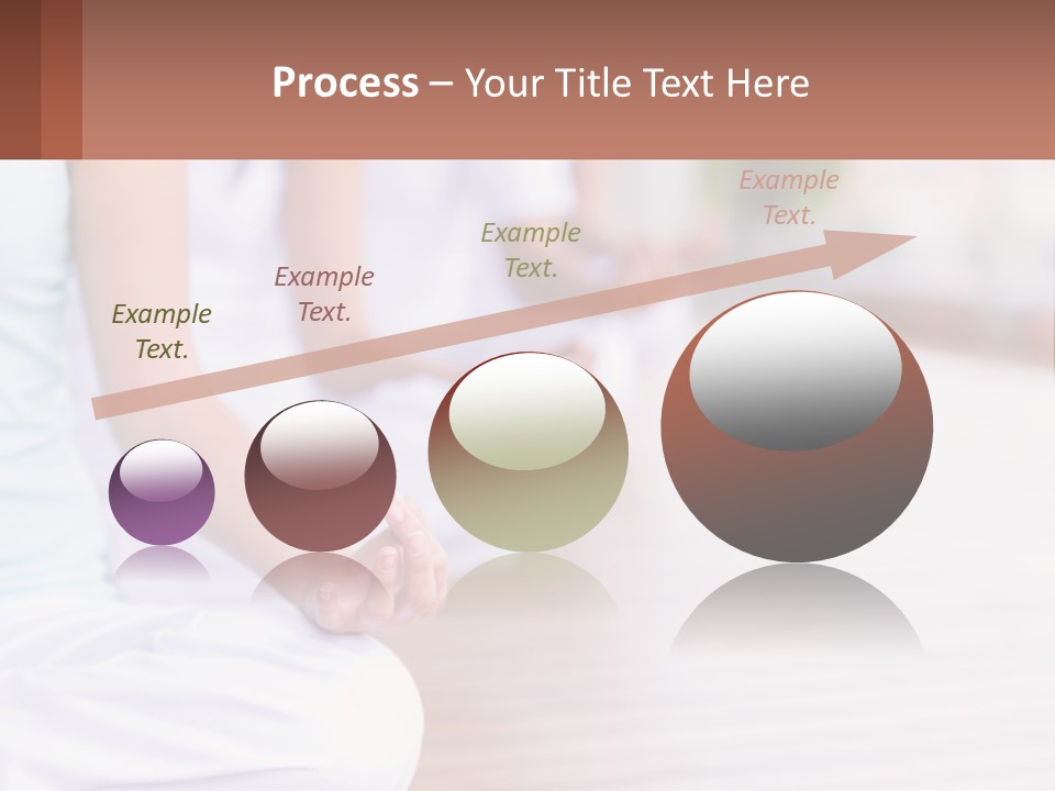 A Group Of People Sitting In A Yoga Position PowerPoint Template