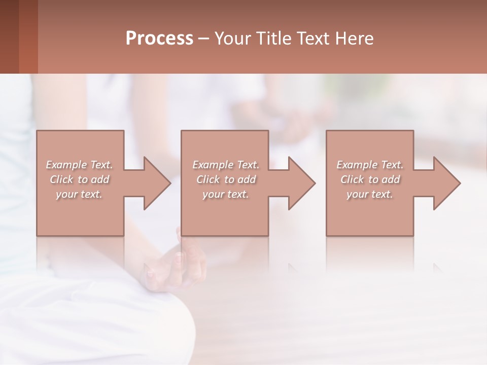 A Group Of People Sitting In A Yoga Position PowerPoint Template