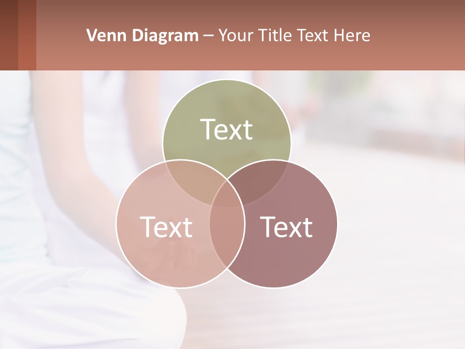 A Group Of People Sitting In A Yoga Position PowerPoint Template