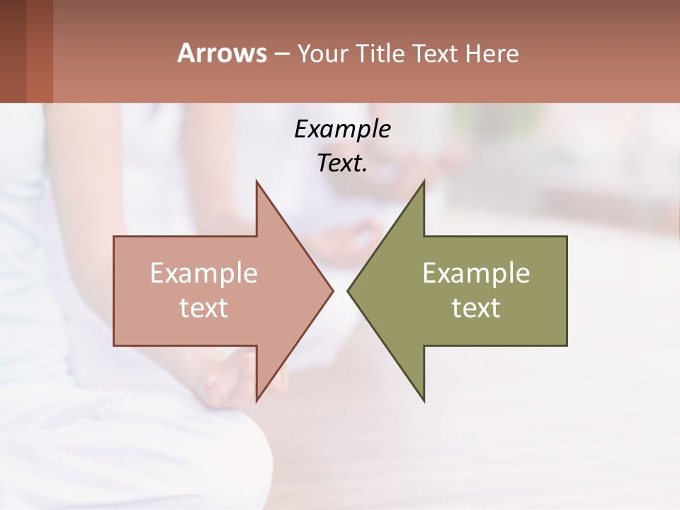 A Group Of People Sitting In A Yoga Position PowerPoint Template