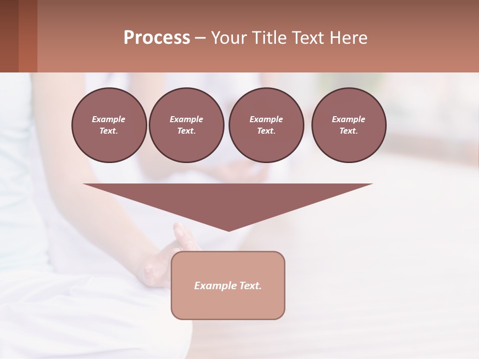 A Group Of People Sitting In A Yoga Position PowerPoint Template