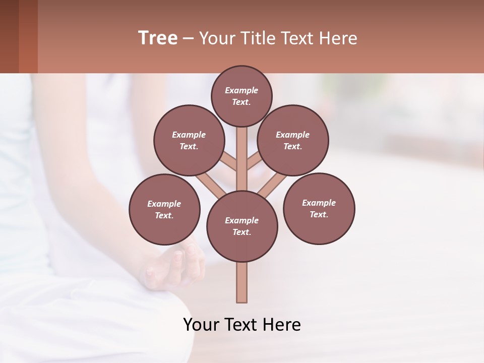 A Group Of People Sitting In A Yoga Position PowerPoint Template