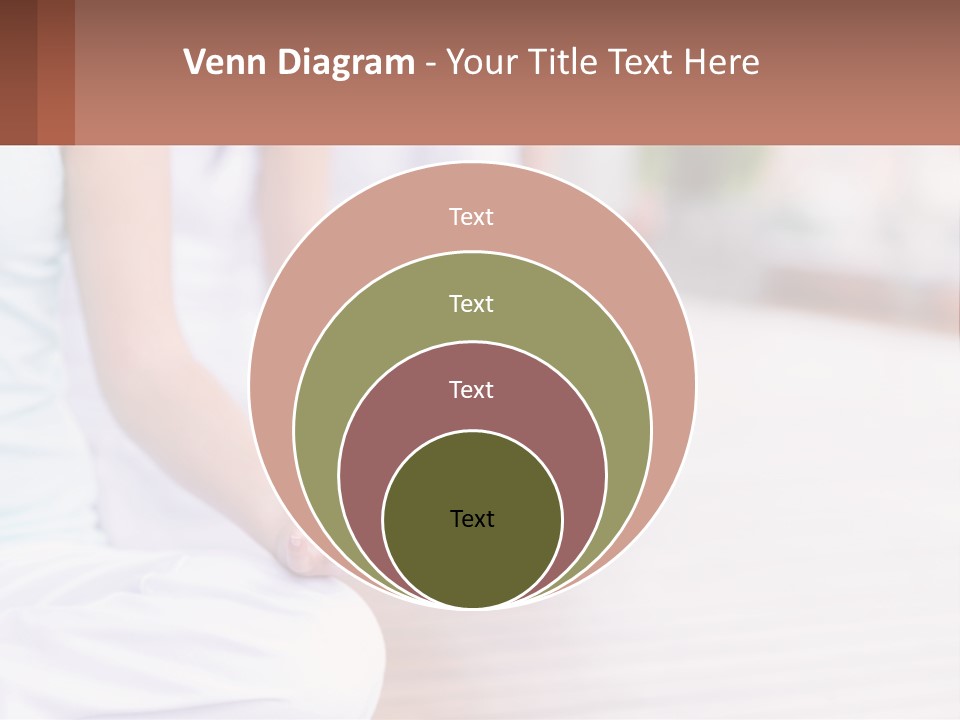 A Group Of People Sitting In A Yoga Position PowerPoint Template