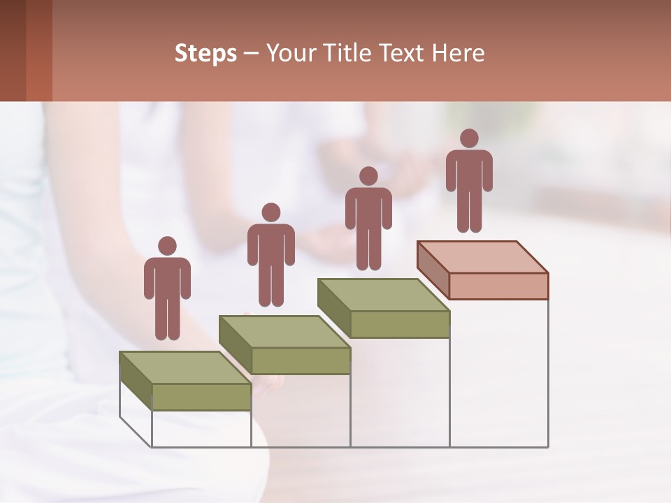 A Group Of People Sitting In A Yoga Position PowerPoint Template