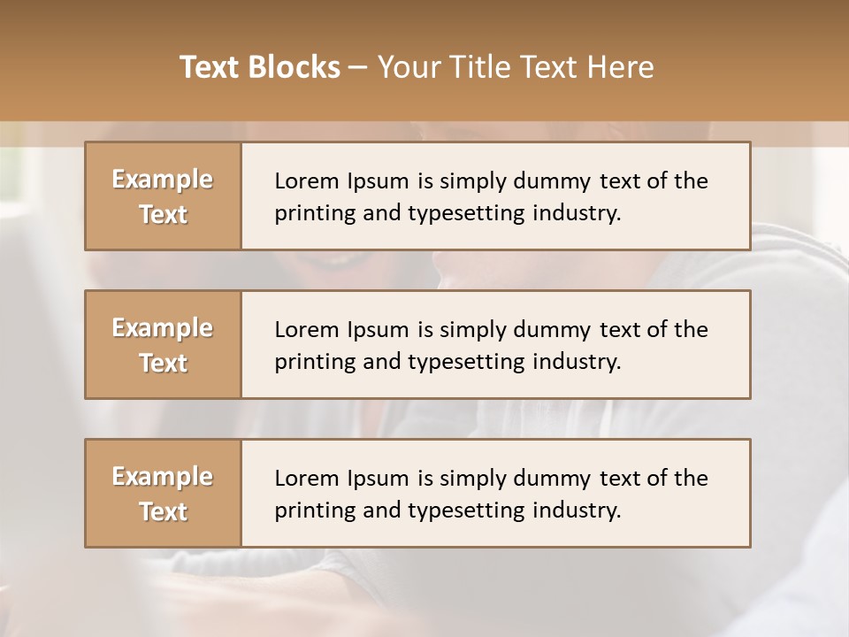 A Group Of People Sitting At A Table With Laptops PowerPoint Template