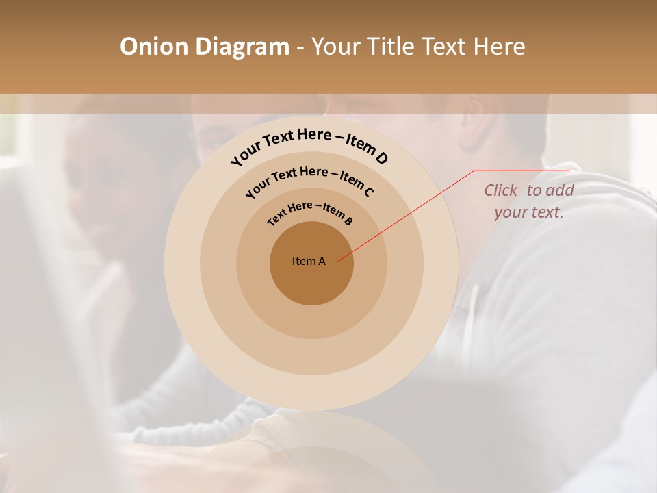 A Group Of People Sitting At A Table With Laptops PowerPoint Template