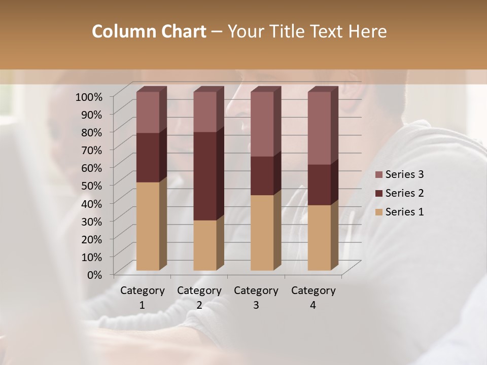 A Group Of People Sitting At A Table With Laptops PowerPoint Template