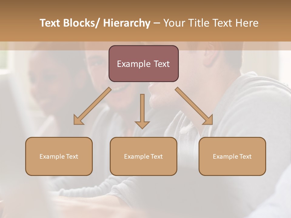 A Group Of People Sitting At A Table With Laptops PowerPoint Template