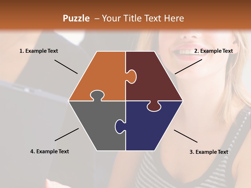 A Group Of Young People Looking At Something On A Tablet PowerPoint Template