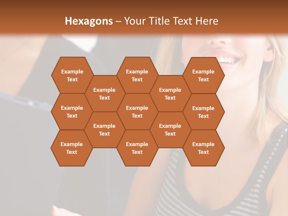 A Group Of Young People Looking At Something On A Tablet PowerPoint Template