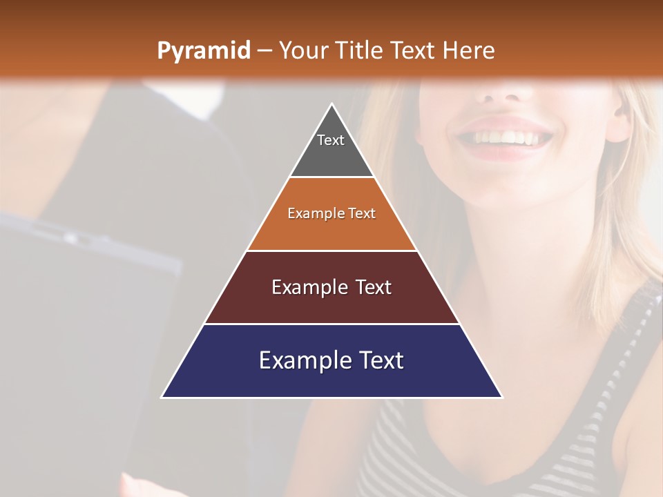 A Group Of Young People Looking At Something On A Tablet PowerPoint Template