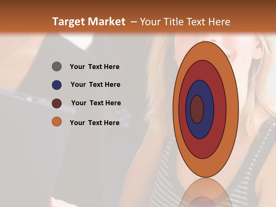 A Group Of Young People Looking At Something On A Tablet PowerPoint Template