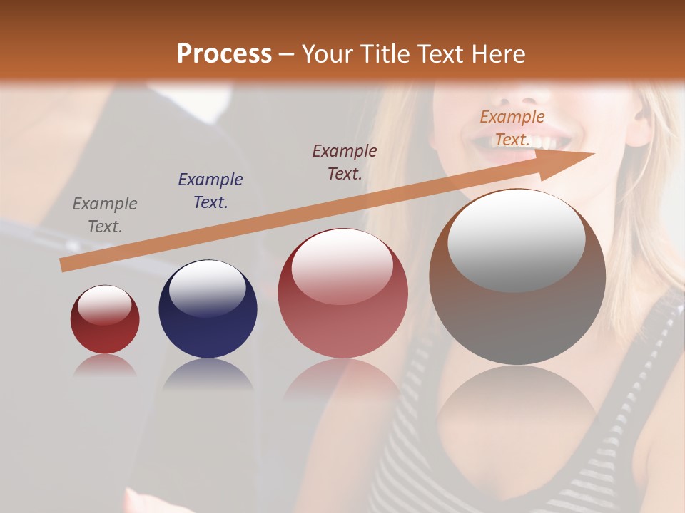 A Group Of Young People Looking At Something On A Tablet PowerPoint Template