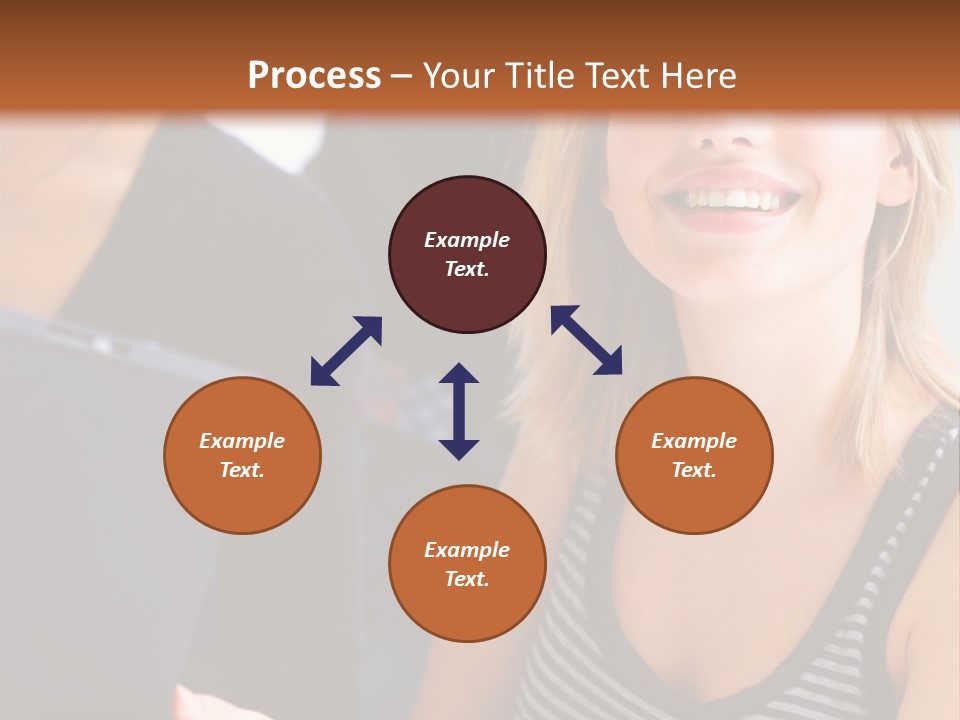 A Group Of Young People Looking At Something On A Tablet PowerPoint Template