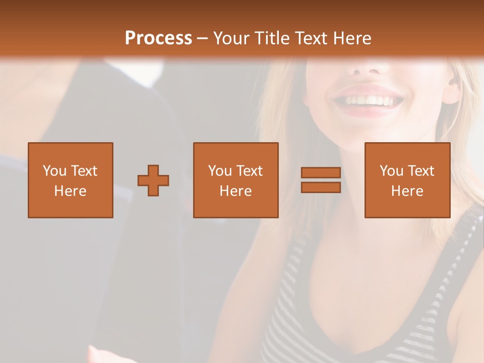 A Group Of Young People Looking At Something On A Tablet PowerPoint Template