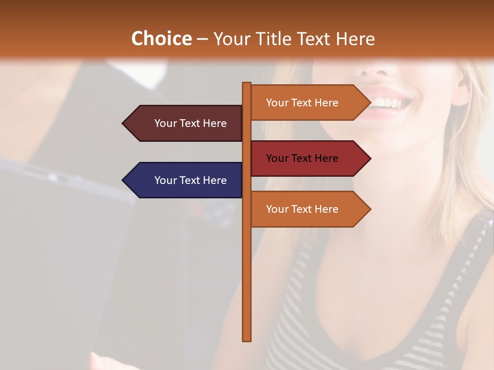 A Group Of Young People Looking At Something On A Tablet PowerPoint Template