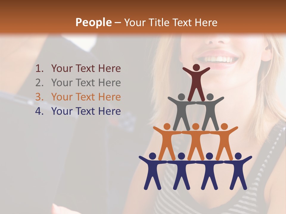 A Group Of Young People Looking At Something On A Tablet PowerPoint Template