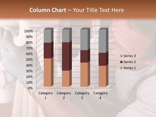 A Man Working On A Pipe In A Kitchen PowerPoint Template