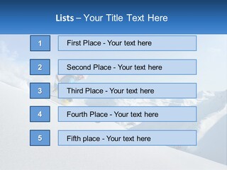 A Person Riding Skis Down A Snow Covered Slope PowerPoint Template