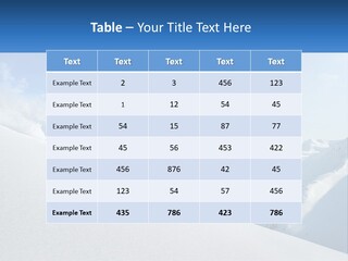 A Person Riding Skis Down A Snow Covered Slope PowerPoint Template