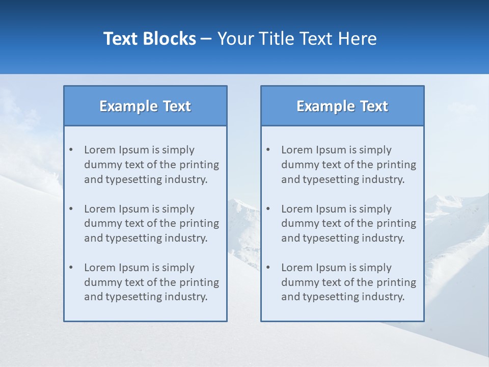 A Person Riding Skis Down A Snow Covered Slope PowerPoint Template