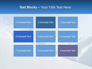 A Person Riding Skis Down A Snow Covered Slope PowerPoint Template